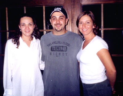 Debi, Terry and Jeni at Terry's house